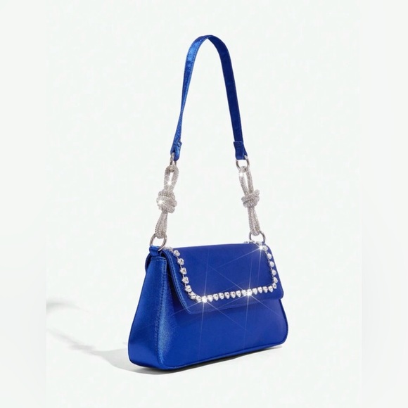 Fashionable Shoulder Bag With Rhinestone Decoration - Picture 4 of 5